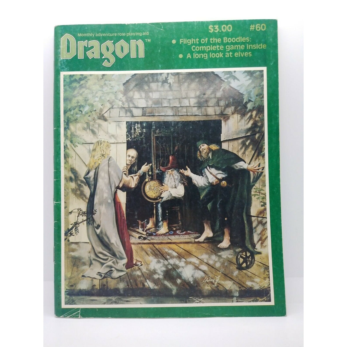 Dragon Magazine Issue #60 April 1982 RPG Elves & Flight Of The Boodles Game