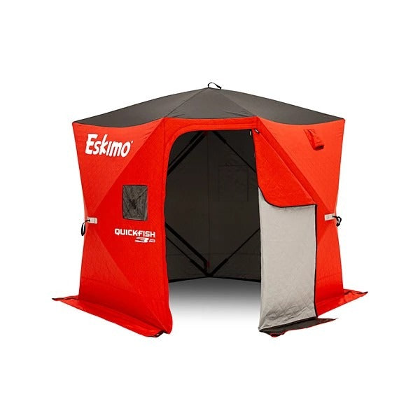 Eskimo QuickFish 3HD Ice Fishing Shelter - Red/Black