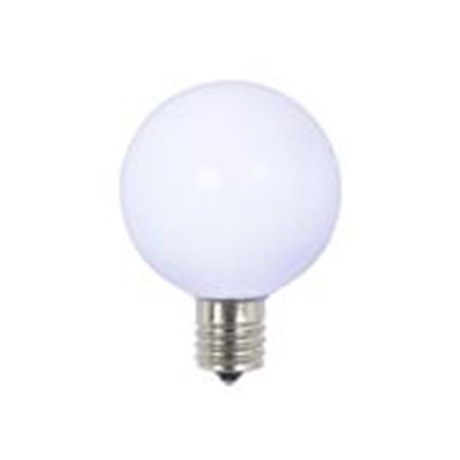 8- G50 Pearl White Bulbs For E12/C7 Socket V401705 new partial box Vickerman