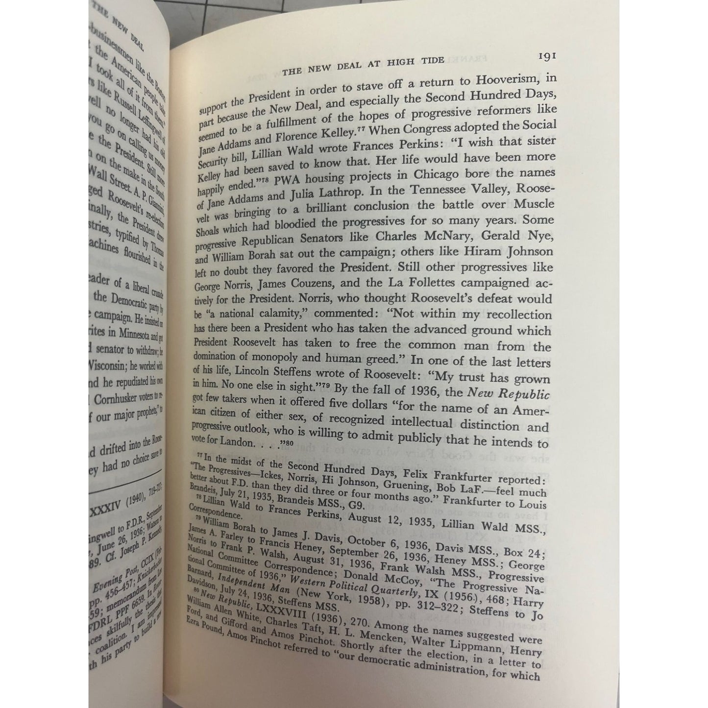 Franklin Roosevelt and the New Deal W.E. Leuchtenburg 1963 HB/DJ Good 63-12053