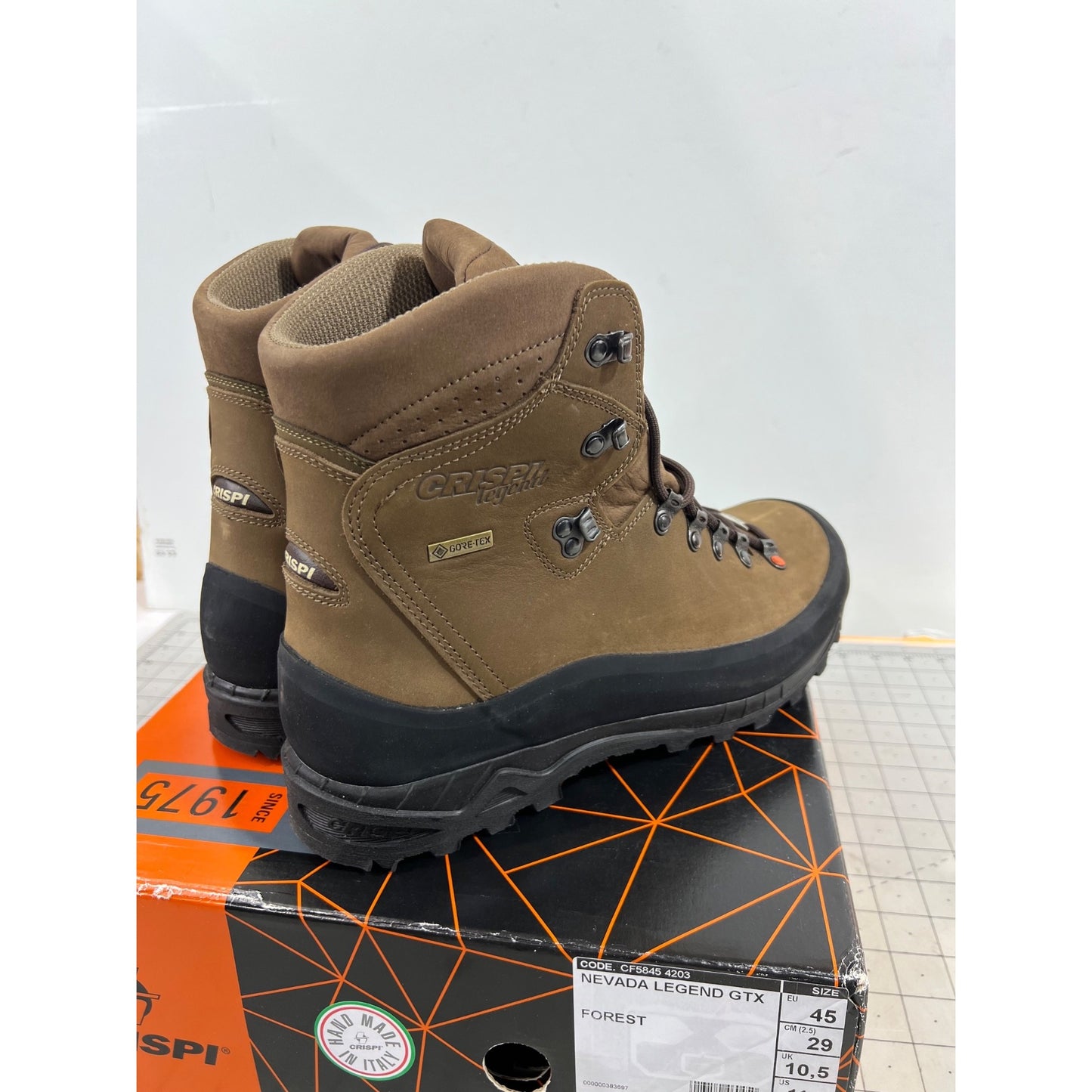 Crispi Men's Nevada Uninsulated GTX Waterproof Hunting Boots - Brown Sz. 11.5