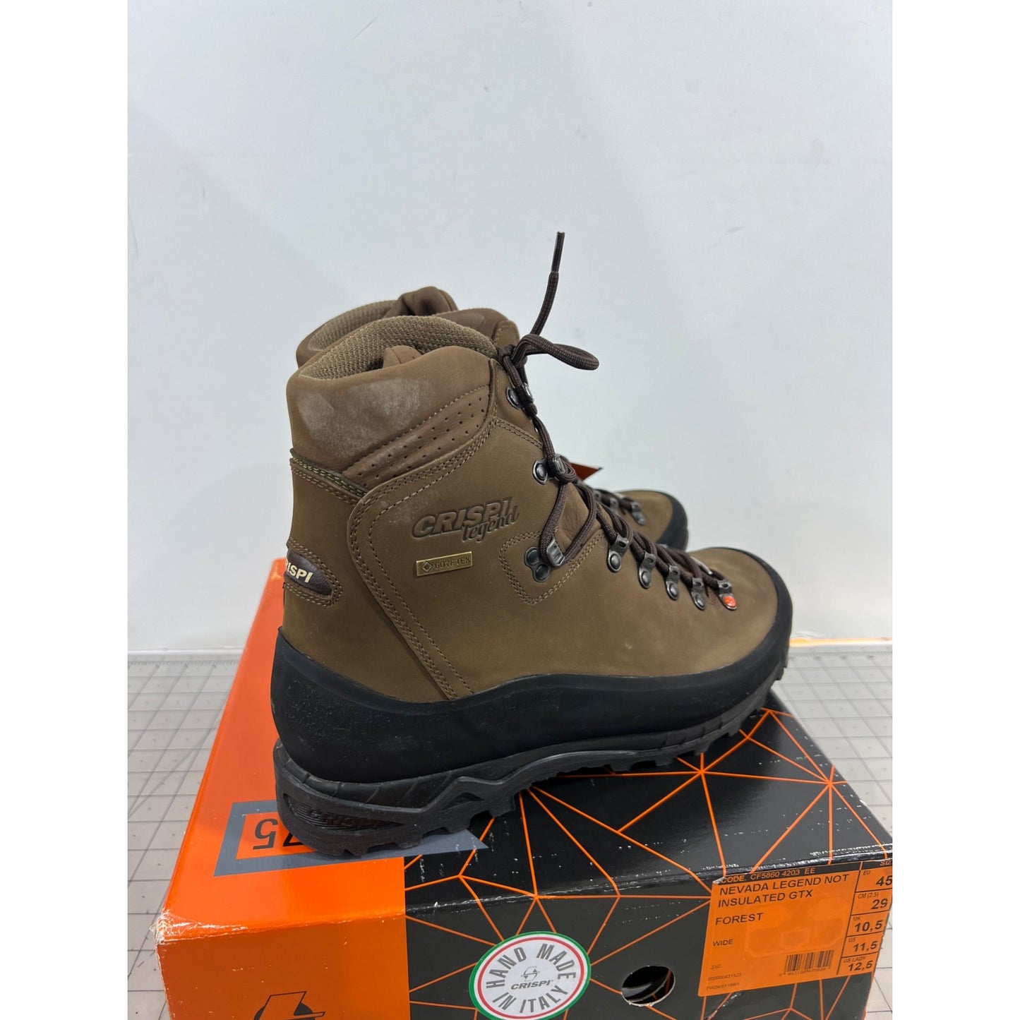 Crispi Men's Nevada Uninsulated GTX Waterproof Hunting Boots - Brown Sz. 11.5