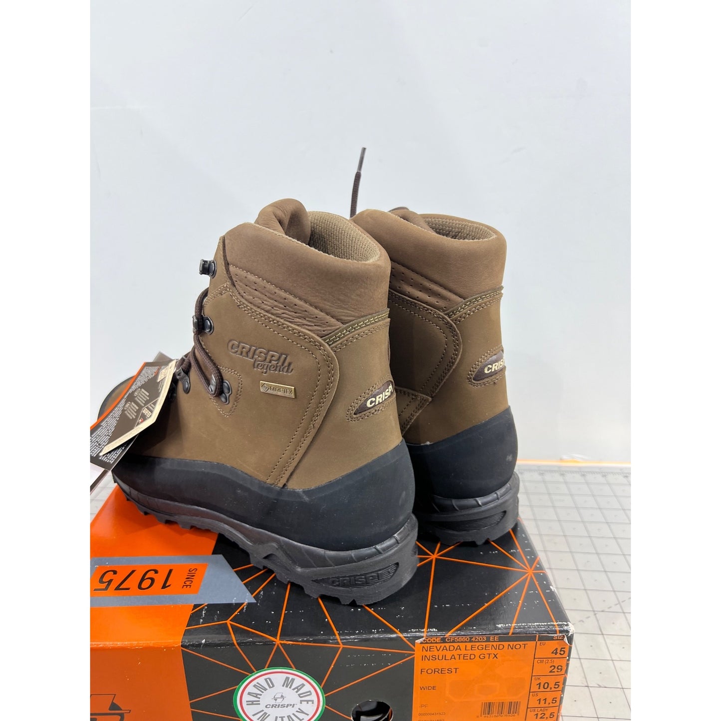 Crispi Men's Nevada Uninsulated GTX Waterproof Hunting Boots - Brown Sz. 11.5