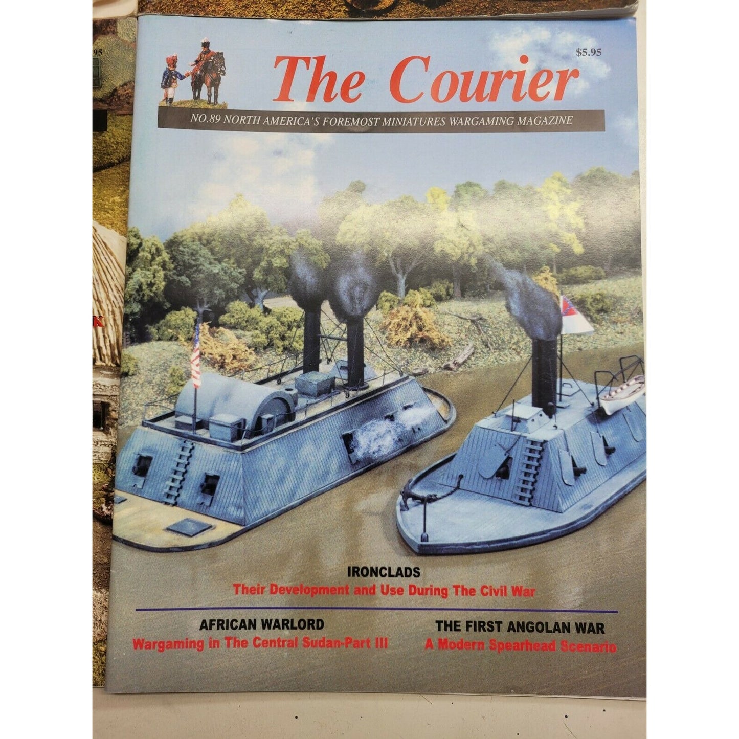 The Courier Miniatures Wargaming Magazines Lot Of 4 No. 80 82 89 & Vol. IX No. 1