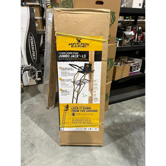 Rivers Edge Jumbo Jack-LS 1.5-Man Ladder Stand Lockdown Strapping System 350 Lb