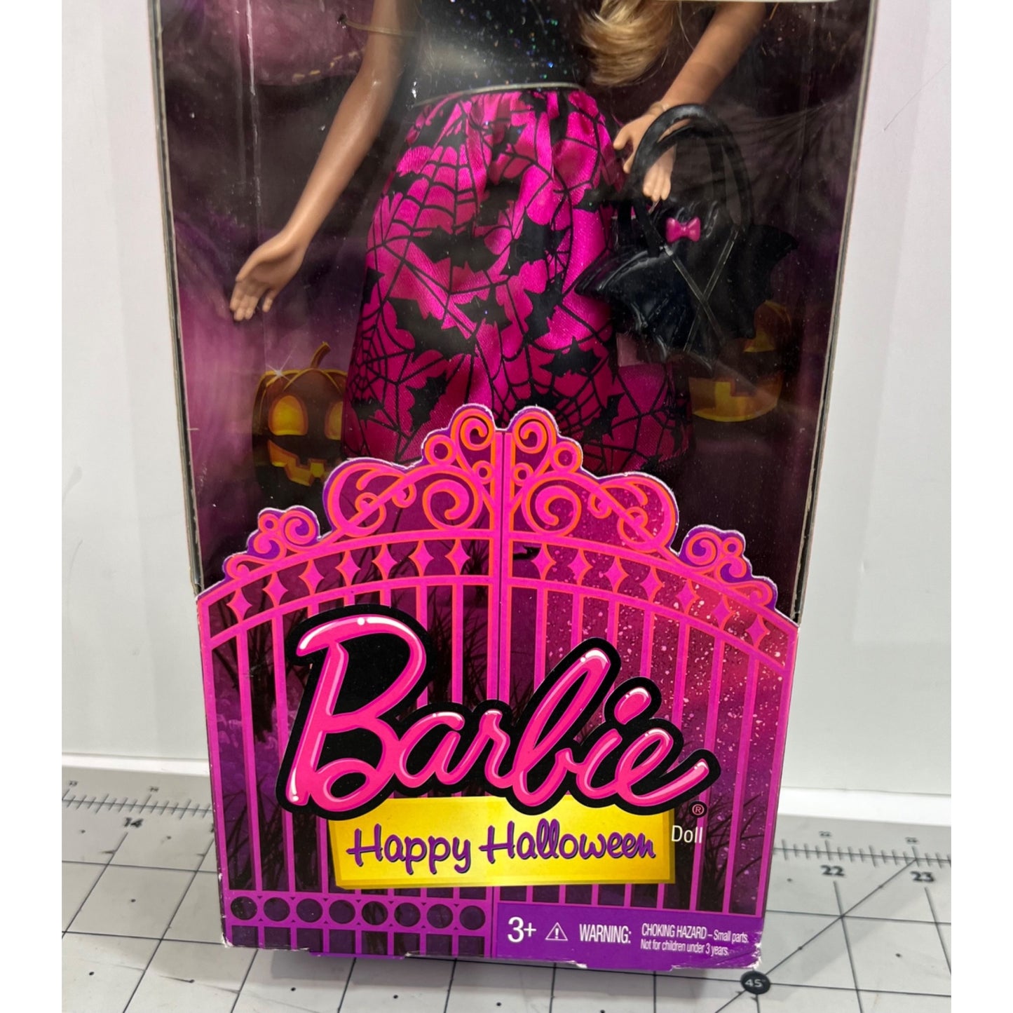 Barbie Happy Halloween Doll Exclusive Mattel Sparkle Top & Spiderweb Skirt CCJ16