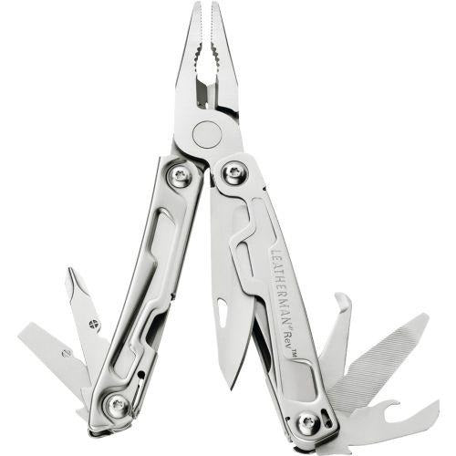 Leatherman Rev 14-Tool Stainless Steel Multi-Tool New 832126