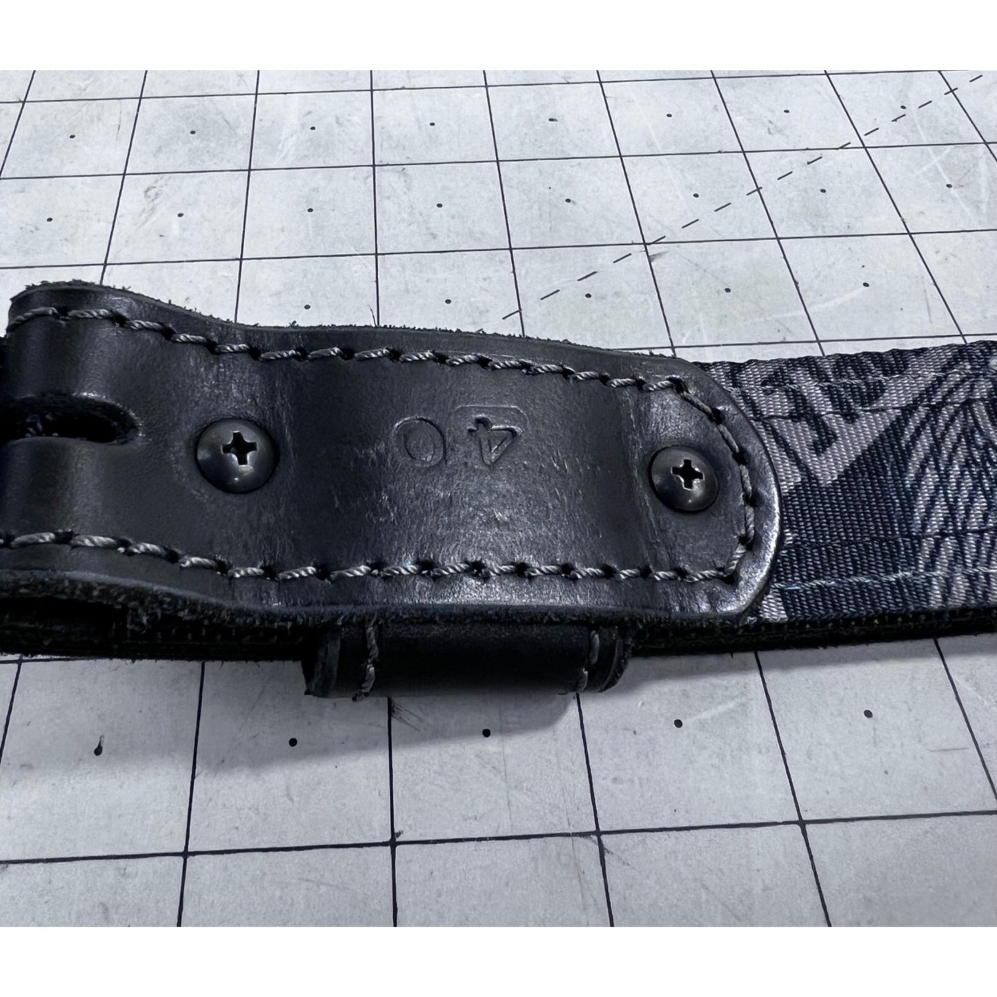 “We The People” Leather Belt Sz. 40 Black Blue Patriotic Liner USA Conceal Carry