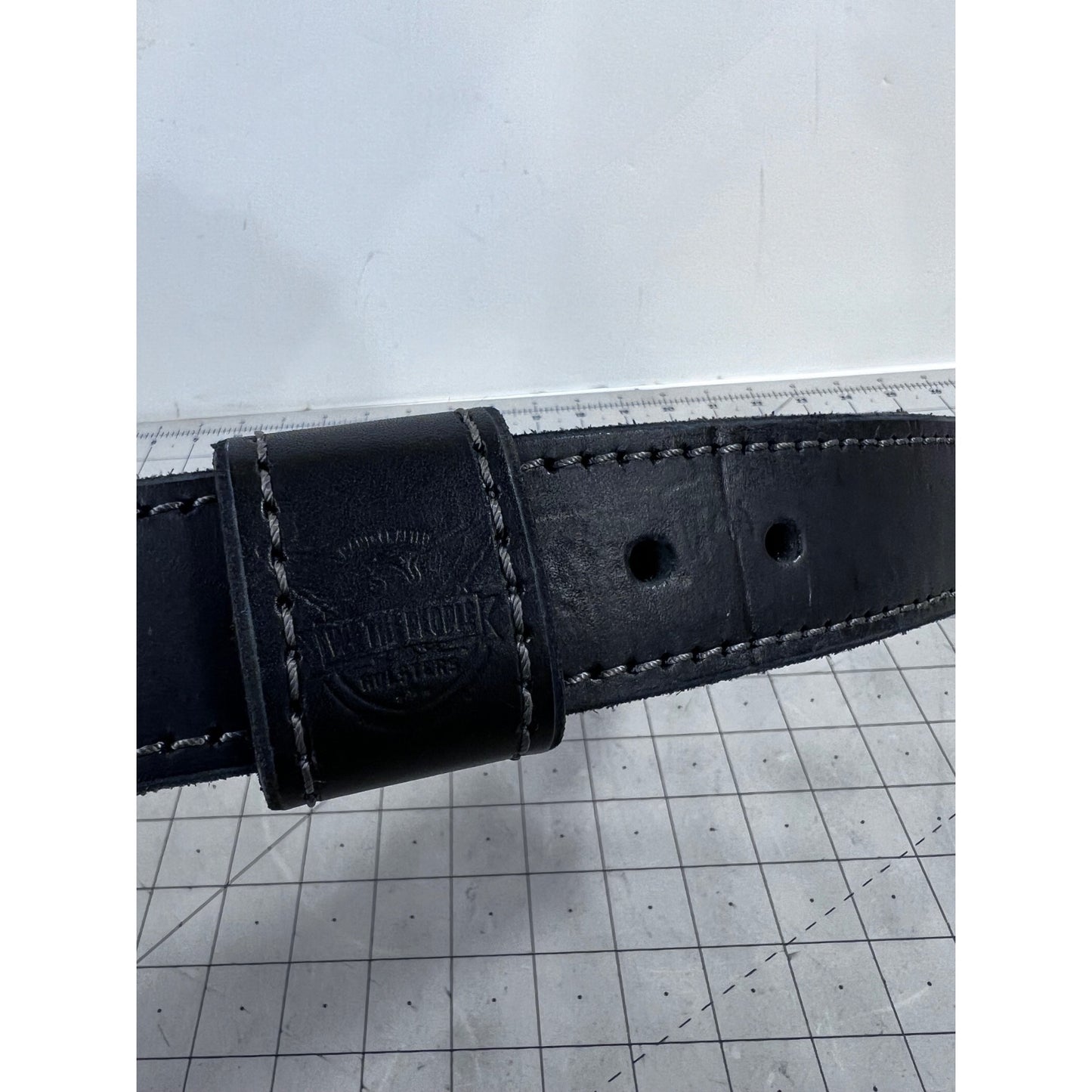 “We The People” Leather Belt Sz. 40 Black Blue Patriotic Liner USA Conceal Carry
