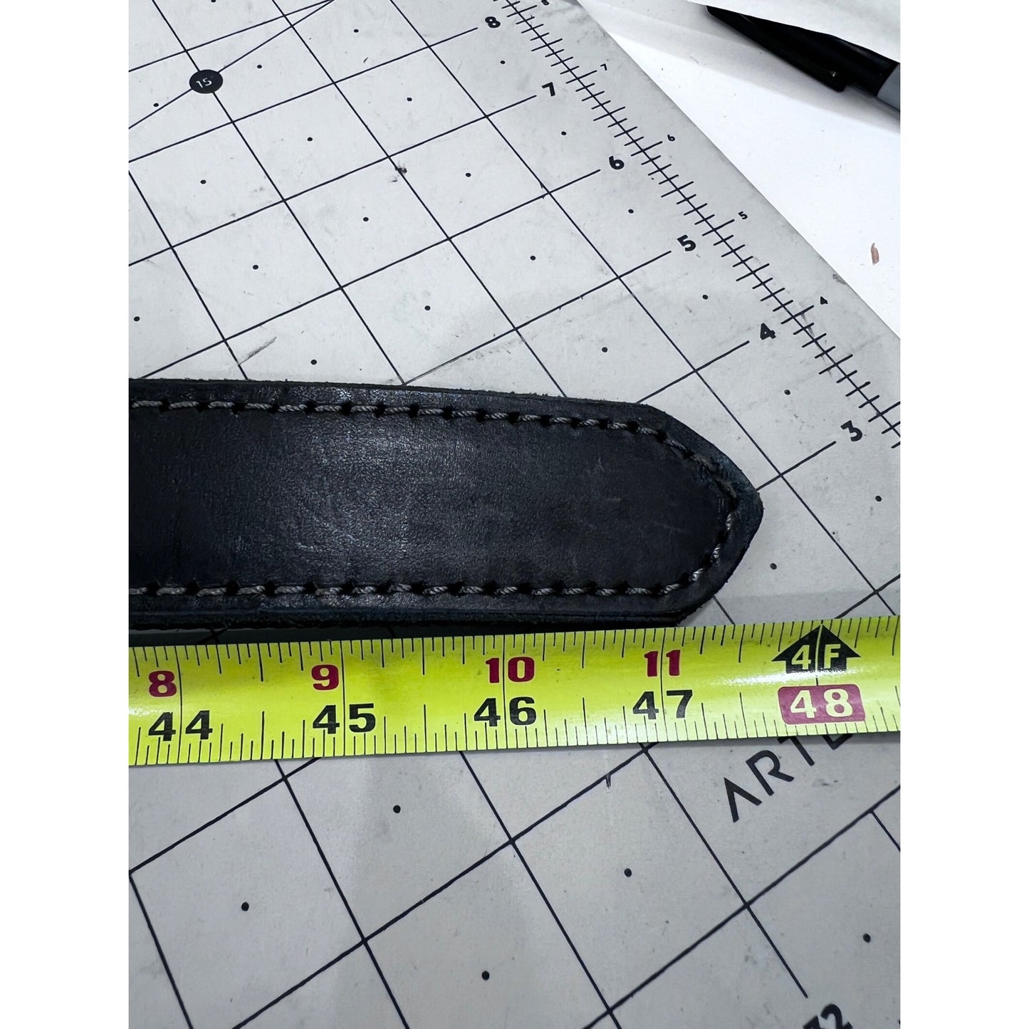 “We The People” Leather Belt Sz. 40 Black Blue Patriotic Liner USA Conceal Carry