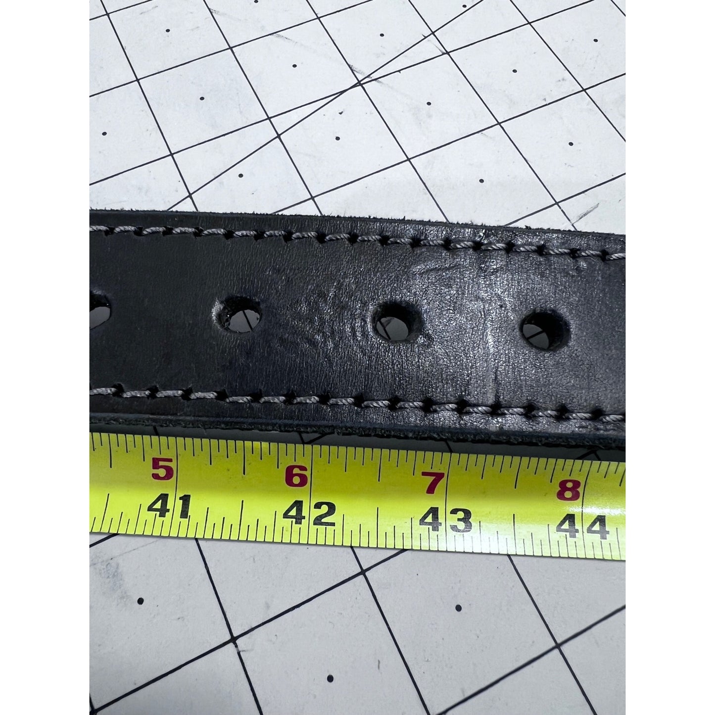 “We The People” Leather Belt Sz. 40 Black Blue Patriotic Liner USA Conceal Carry