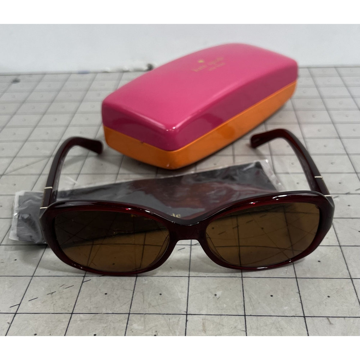 Kate Spade Women’s Polarized Cheyenne Sunglasses  Case & Cleaning Cloth
