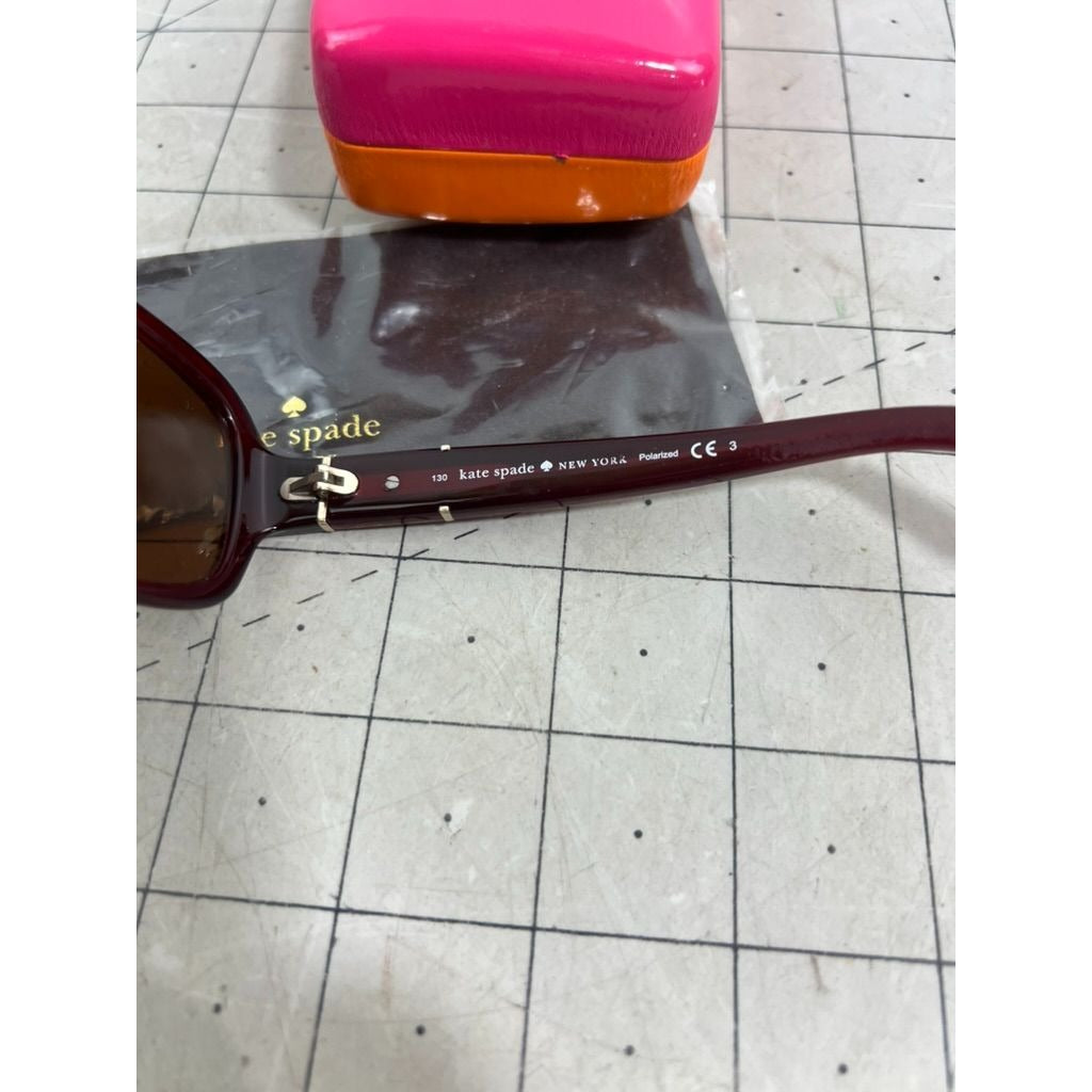 Kate Spade Women’s Polarized Cheyenne Sunglasses  Case & Cleaning Cloth