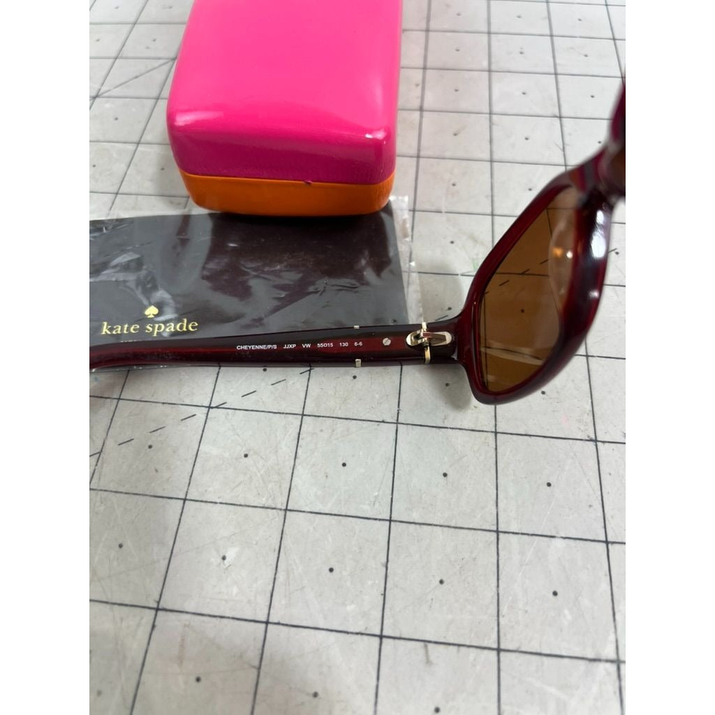 Kate Spade Women’s Polarized Cheyenne Sunglasses  Case & Cleaning Cloth