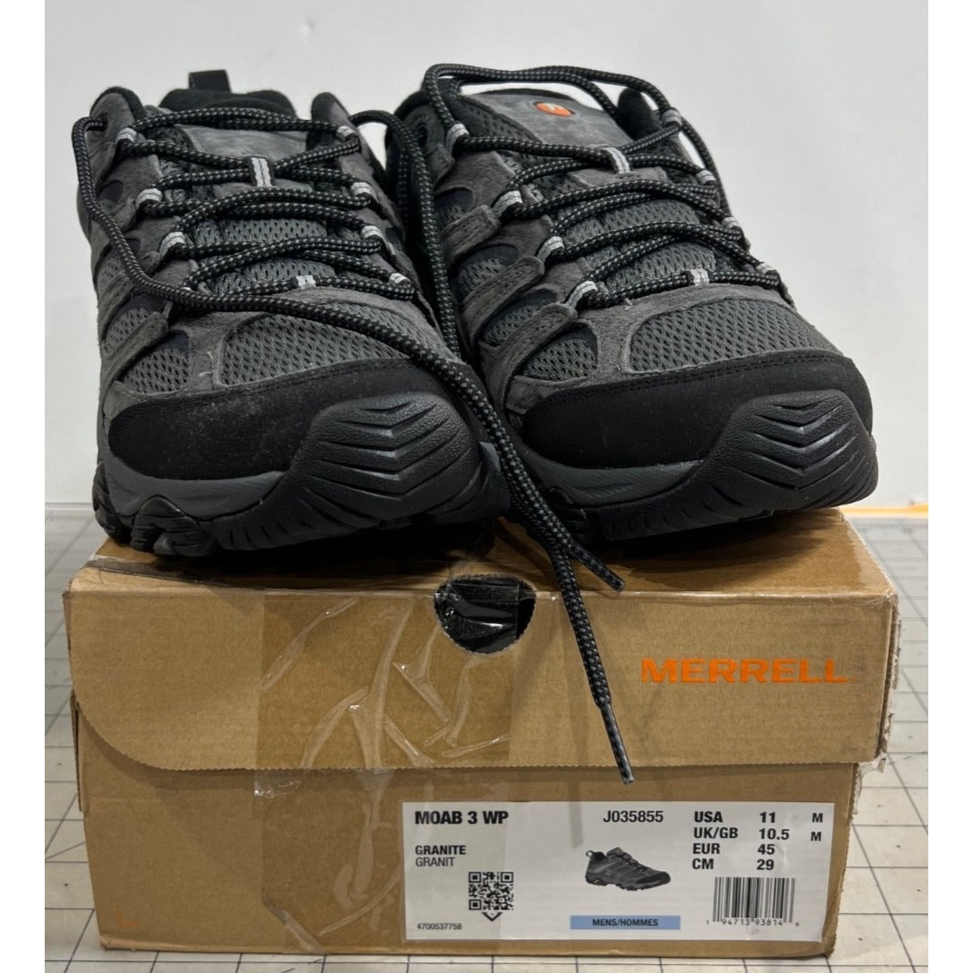 Merrell Moab 3 WP Men's Shoes Granite Size 11 New