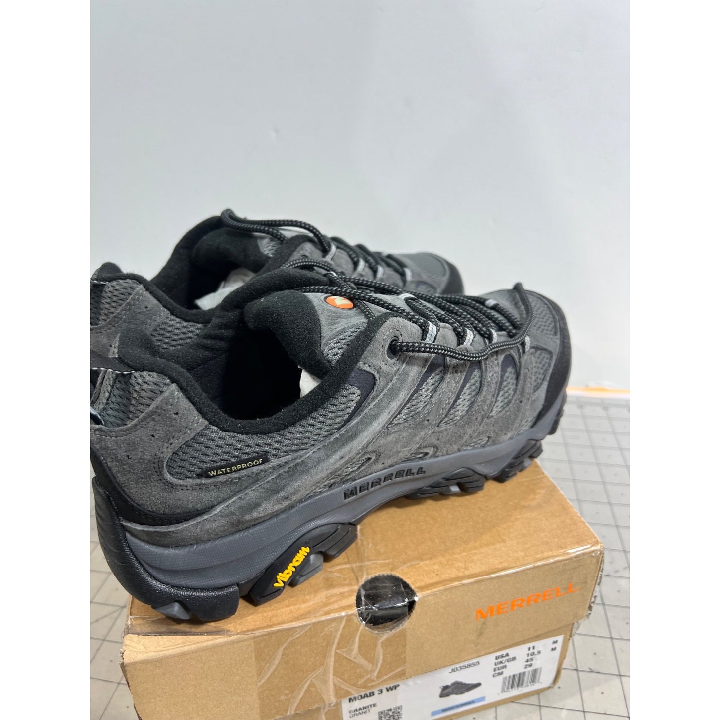 Merrell Moab 3 WP Men's Shoes Granite Size 11 New