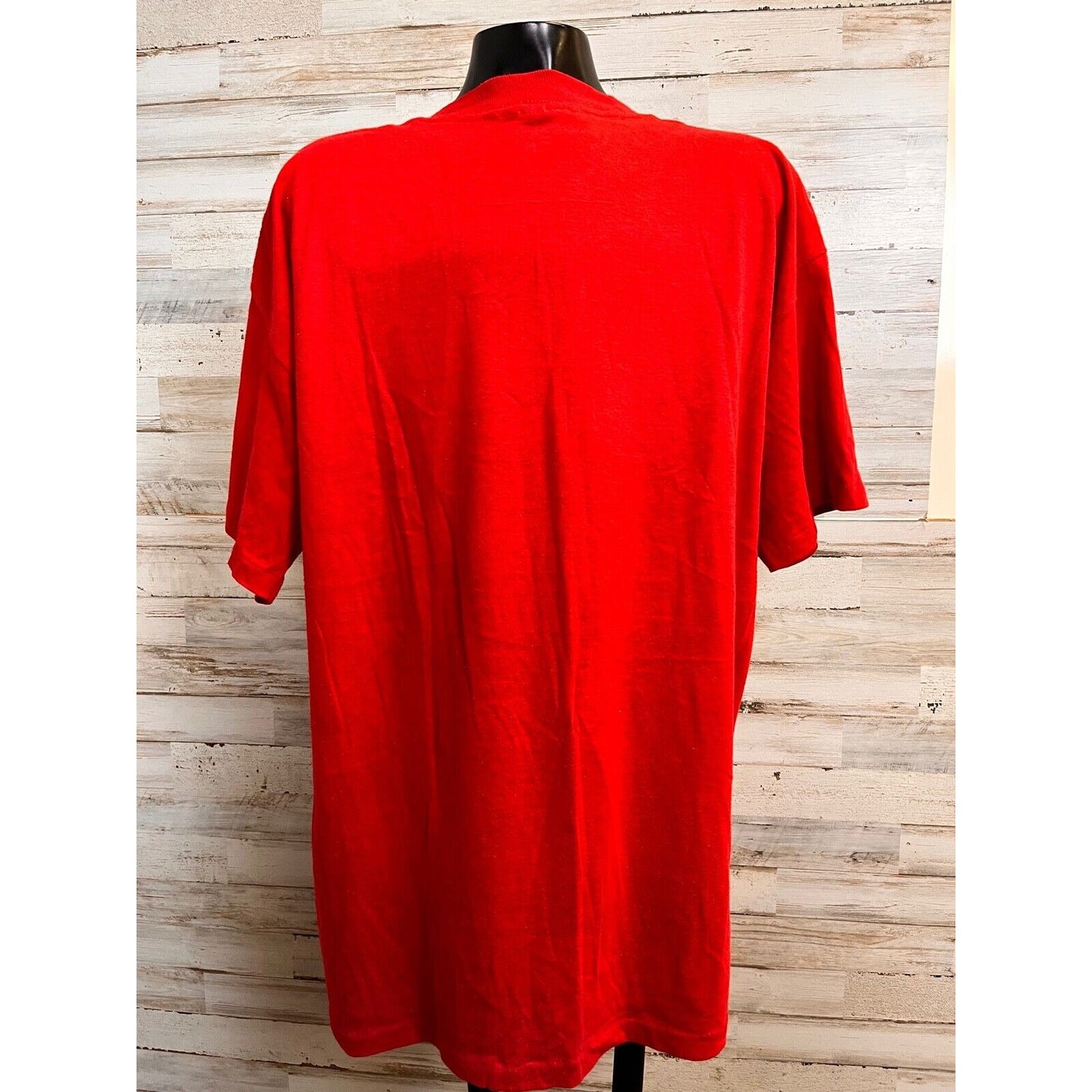 Vintage Utah Rocky Mountains Red T-Shirt Sz. XL Signal Made In USA Cotton Y2K