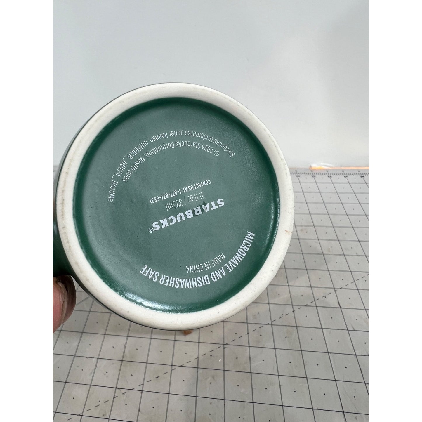 Starbucks 2024 Green Ceramic Coffee Mug 11 Oz ~~minty~~ Perfect Sipping