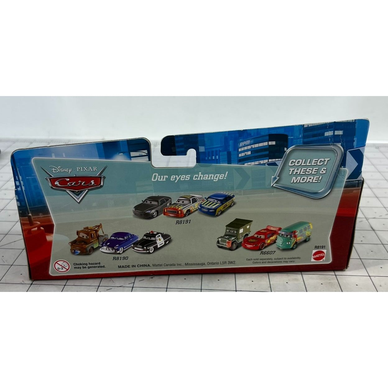 Disney / Pixar CARS Movie Exclusive 1:55 Diecast Piston Cup Nights 3 Car Set NIB