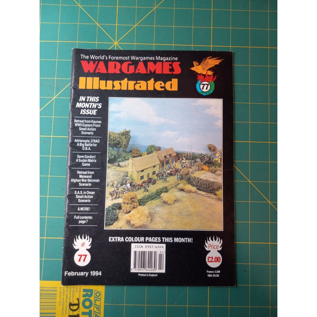 Vintage Wargames Illustrated Magazine Lot #38 39 48 67 & 77 1990-1994 Issues War