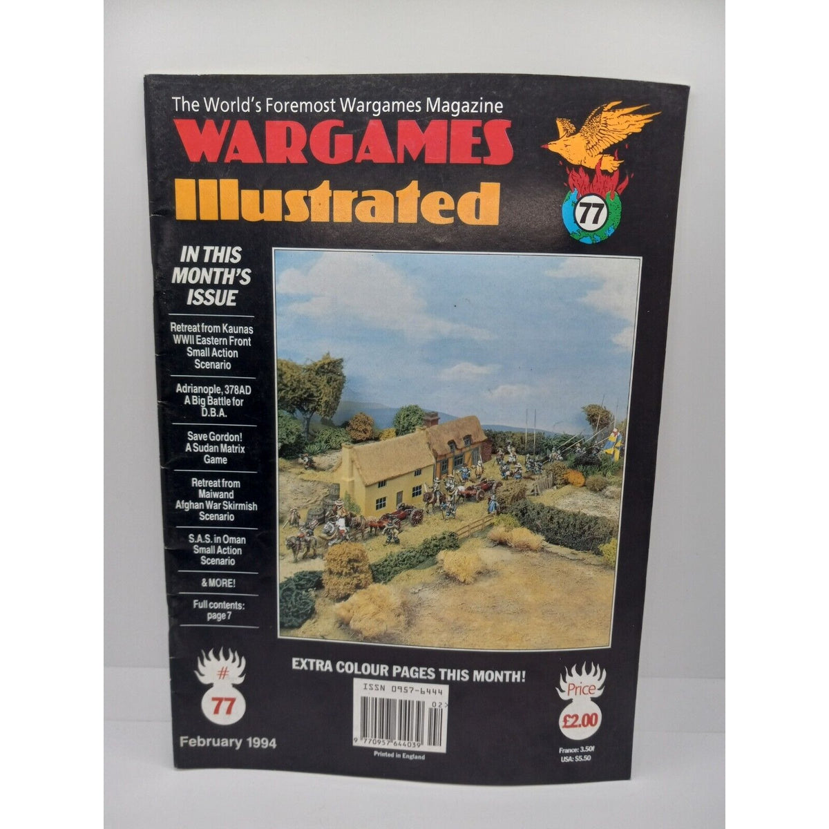 Vintage Wargames Illustrated Magazine Lot #38 39 48 67 & 77 1990-1994 Issues War