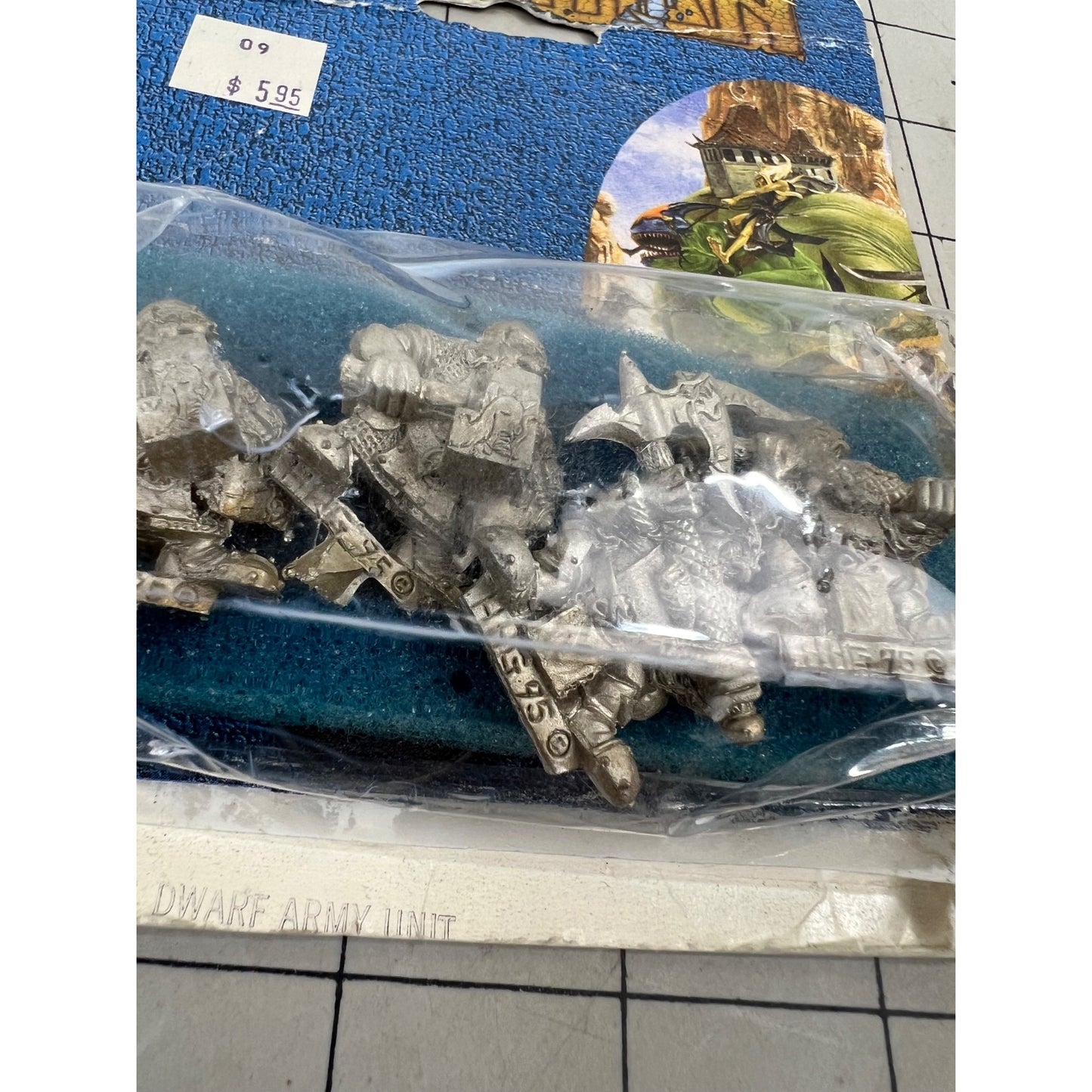 Leviathan Dwarf Army Unit #5903 Metal Miniatures 1995 Grendel Productions NOS New