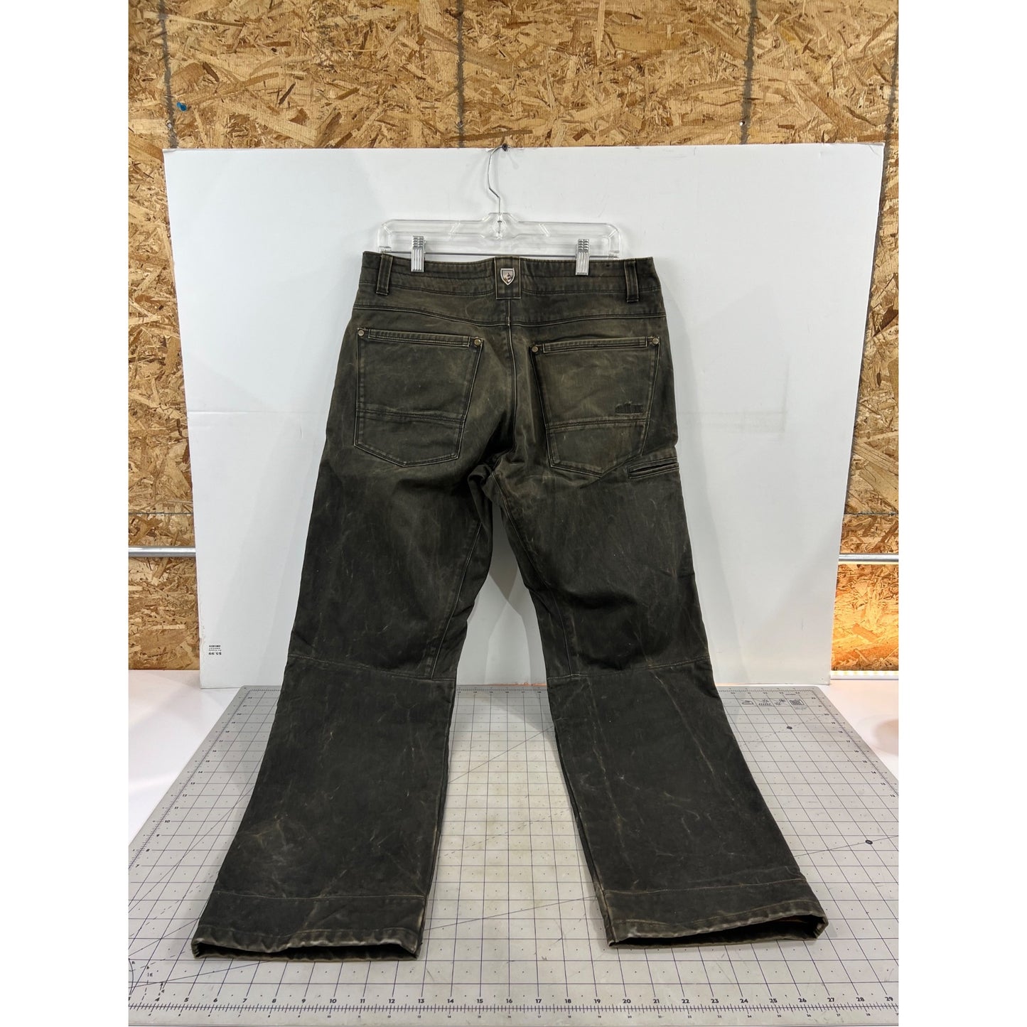 Kühl Men’s 34x32 Rydr Khaki Pants Rugged Cotton Blend Durable 22S Style #5016