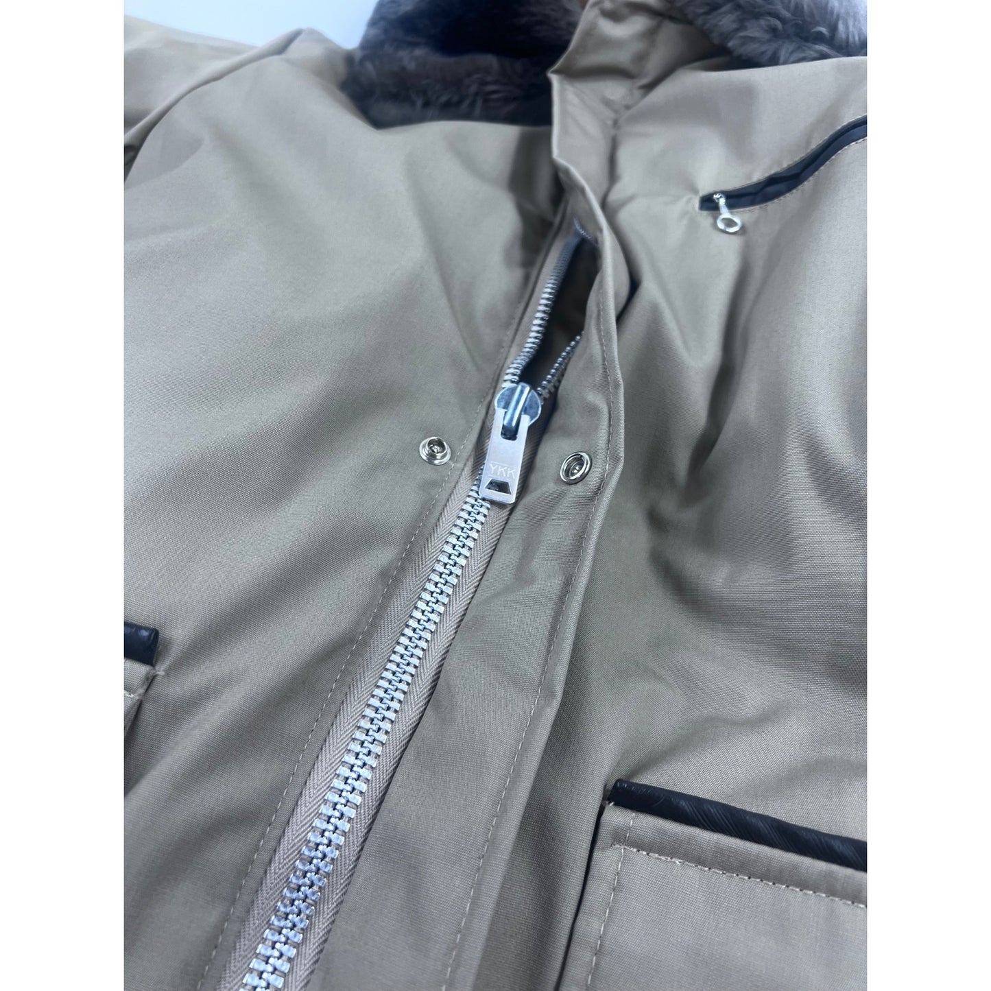 Vintage '80's Men's Browning Goose Down Coat Faux Fur Collar w/Hood Size 40