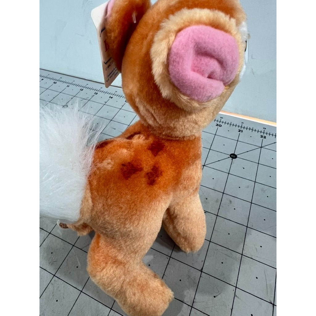 Vintage Disney Bambi Plush Deer Stuffed Animal Toy w/Tag Animated Film Classic -