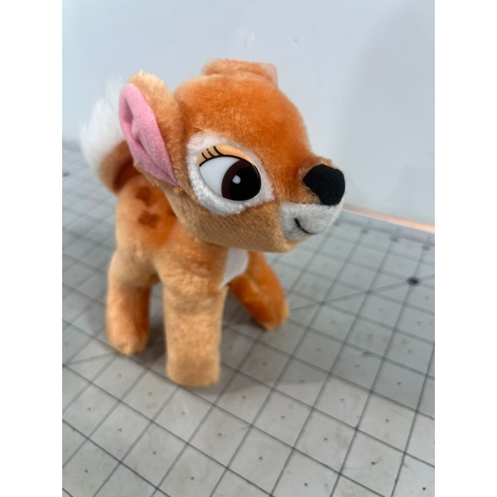 Vintage Disney Bambi Plush Deer Stuffed Animal Toy w/Tag Animated Film Classic -