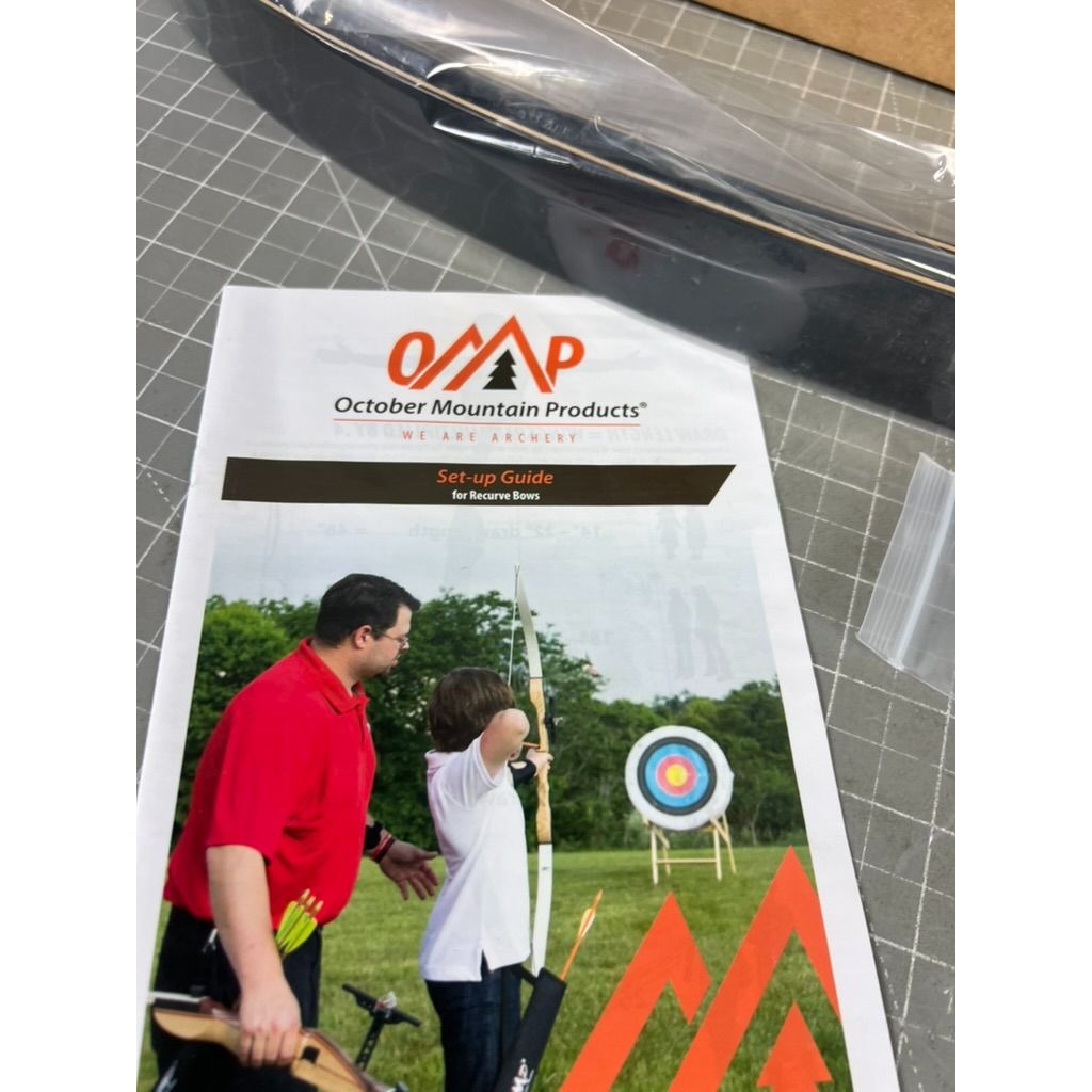 October Mountain Smoky Mountain Hunter Recurve Bow 62" 30 Lbs LH OMP1696230 NEW