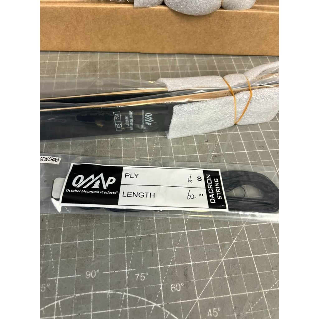 October Mountain Smoky Mountain Hunter Recurve Bow 62" 30 Lbs LH OMP1696230 NEW