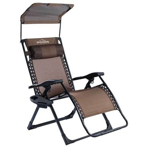Sportsman's Warehouse XL Zero Gravity Shade Lounge Chair - Brown XL