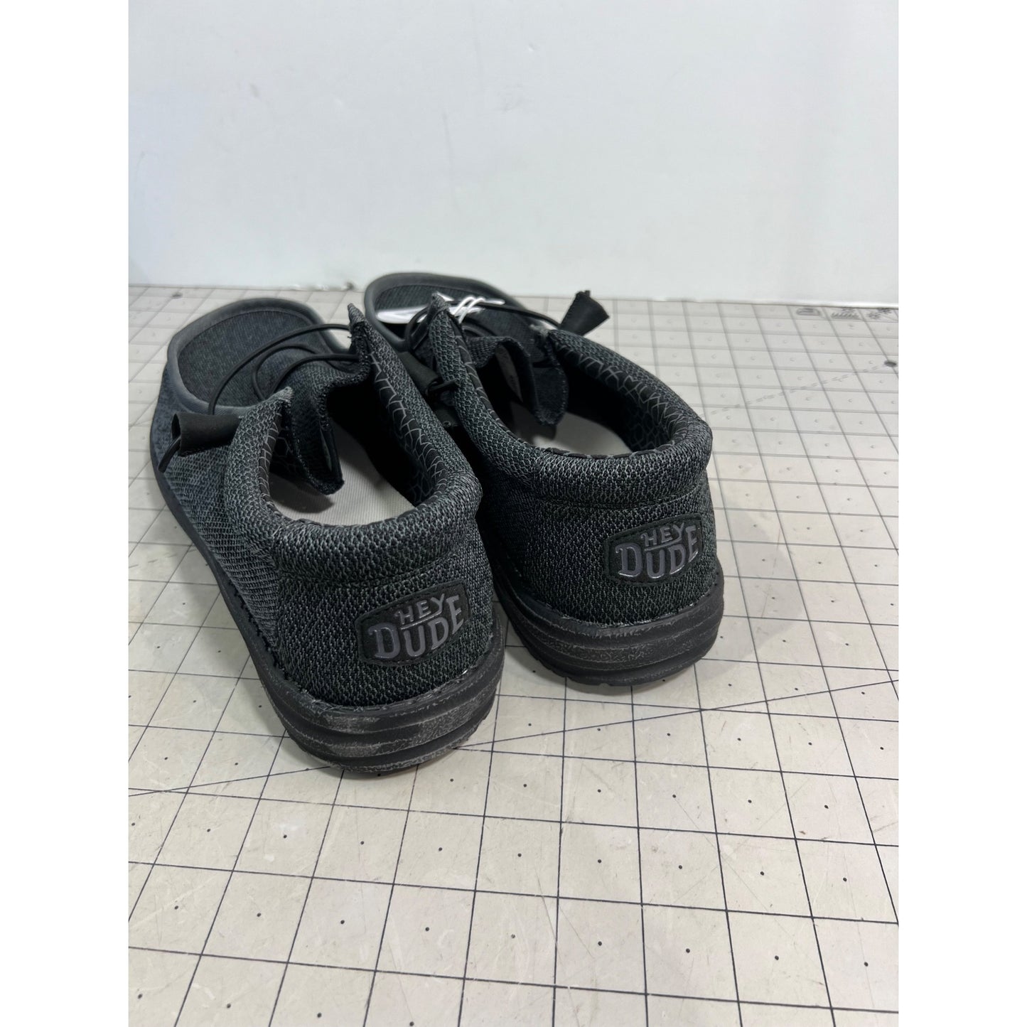 Hey Dude Wally Sox Micro Total Black Men’s Sz. 13 Lightweight Breathable New