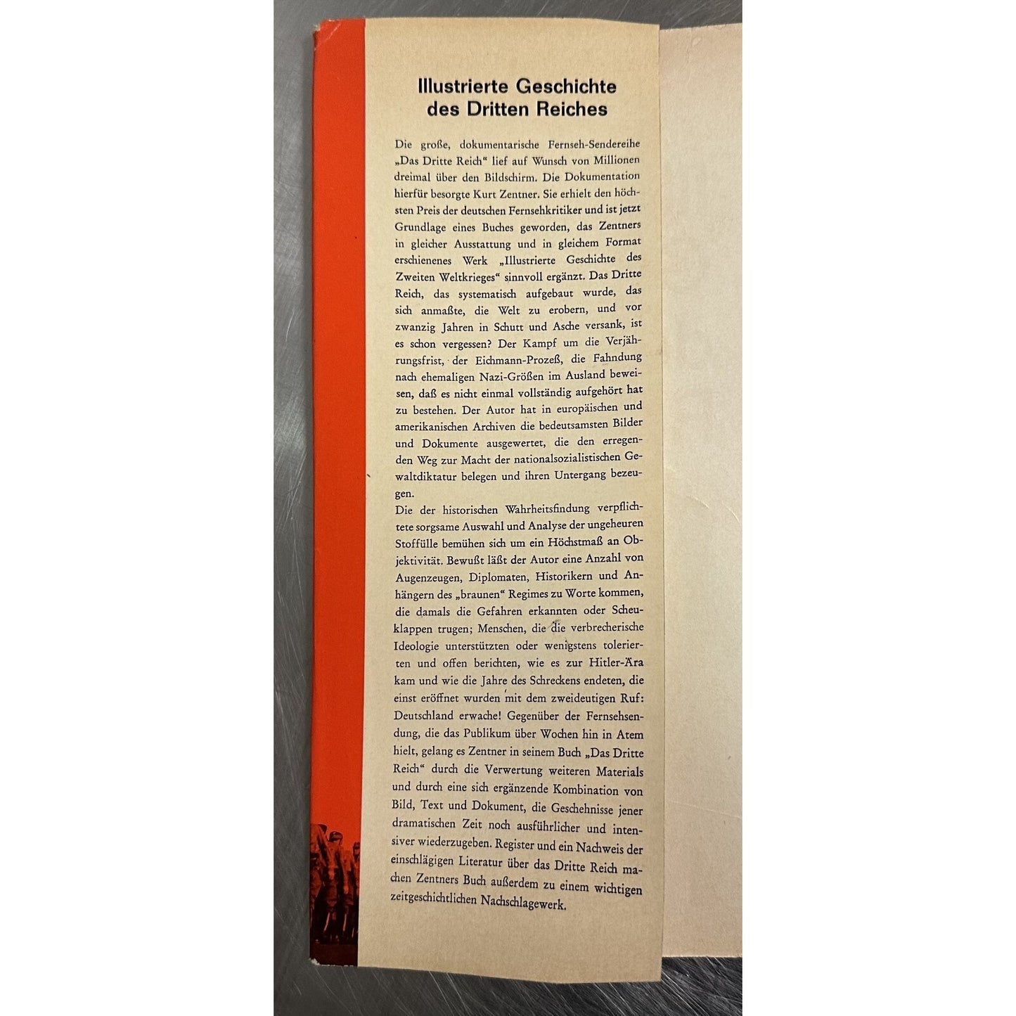 Illustrierte Geschichte des Dritten Reiches Hardcover Kurt Zentner 1965 Book One