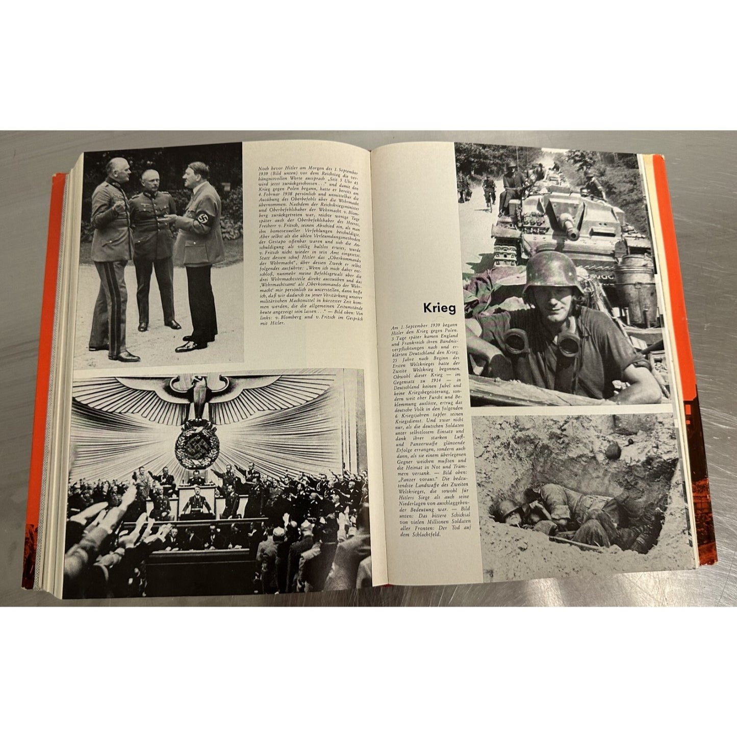 Illustrierte Geschichte des Dritten Reiches Hardcover Kurt Zentner 1965 Book One
