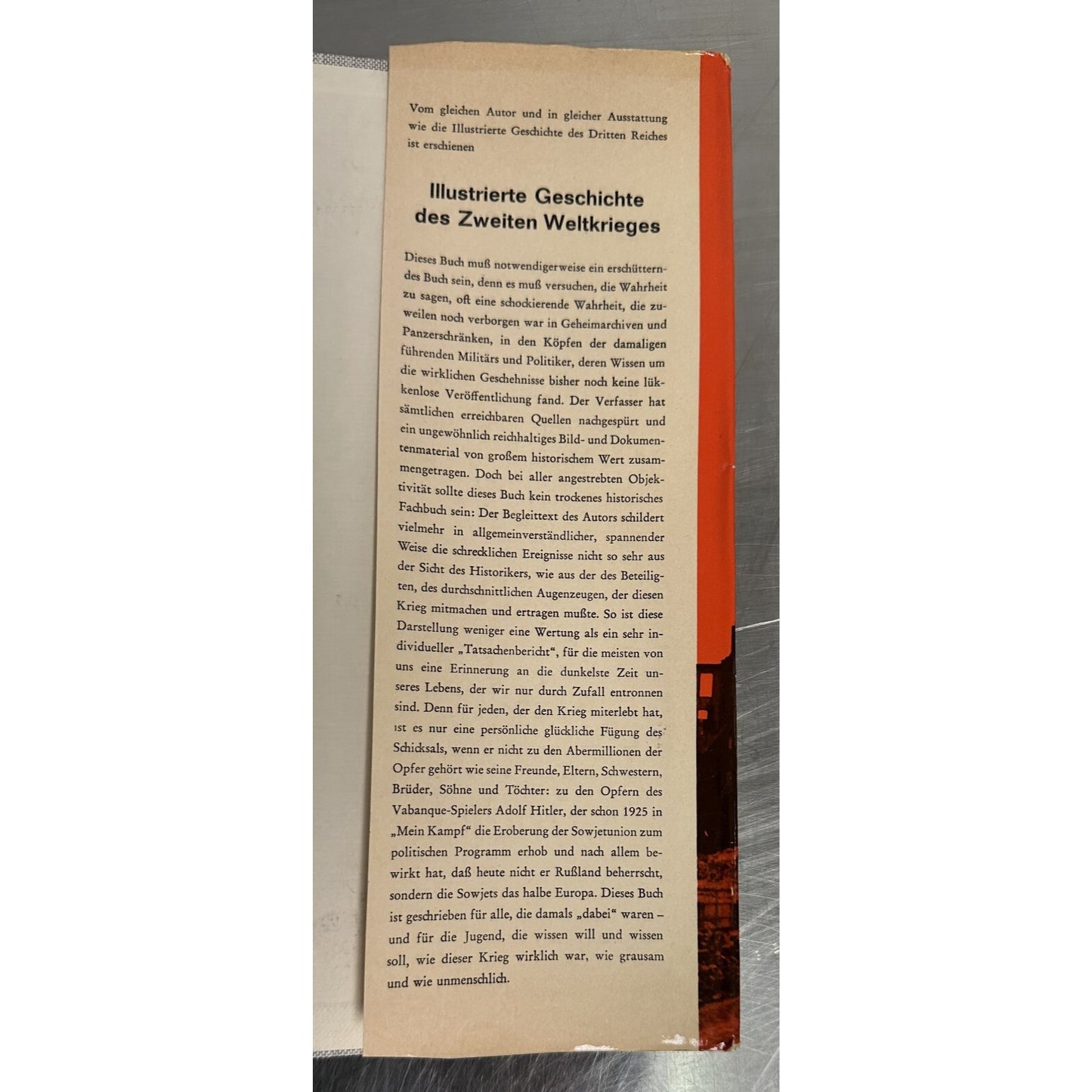 Illustrierte Geschichte des Dritten Reiches Hardcover Kurt Zentner 1965 Book One
