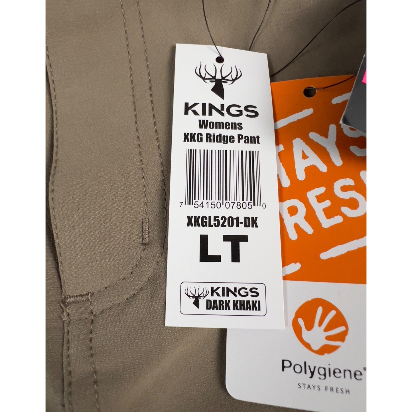 King's Camo XKG Ridge Pant - Women's Dark Khaki LT XKGL5201-DK-LT New Large Tall