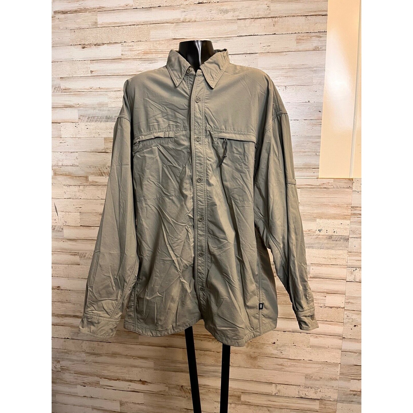 Men's Columbia Outdoor GRT Lined Shirt Sz. Large Nylon/Polyester