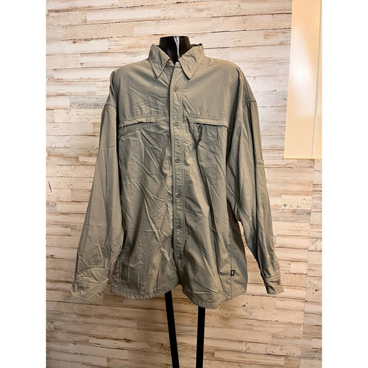 Men's Columbia Outdoor GRT Lined Shirt Sz. Large Nylon/Polyester