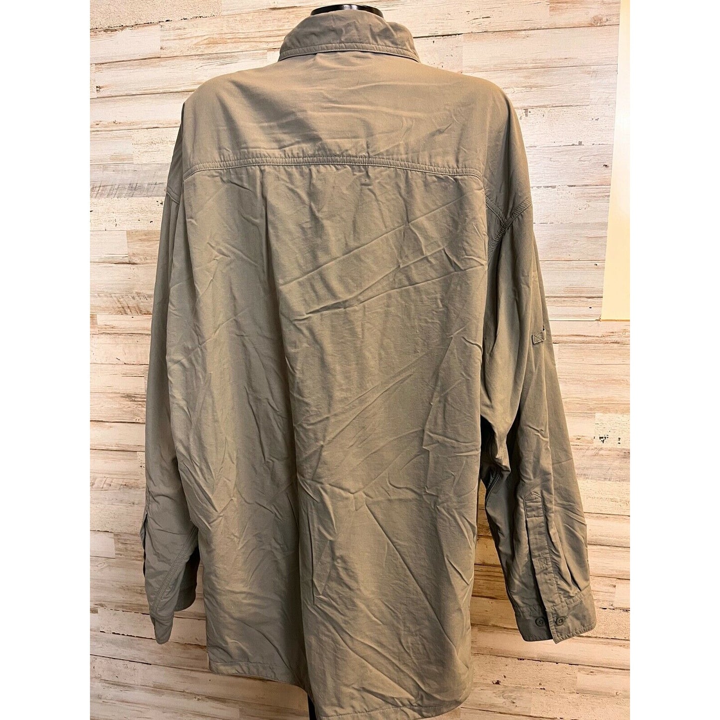Men's Columbia Outdoor GRT Lined Shirt Sz. Large Nylon/Polyester