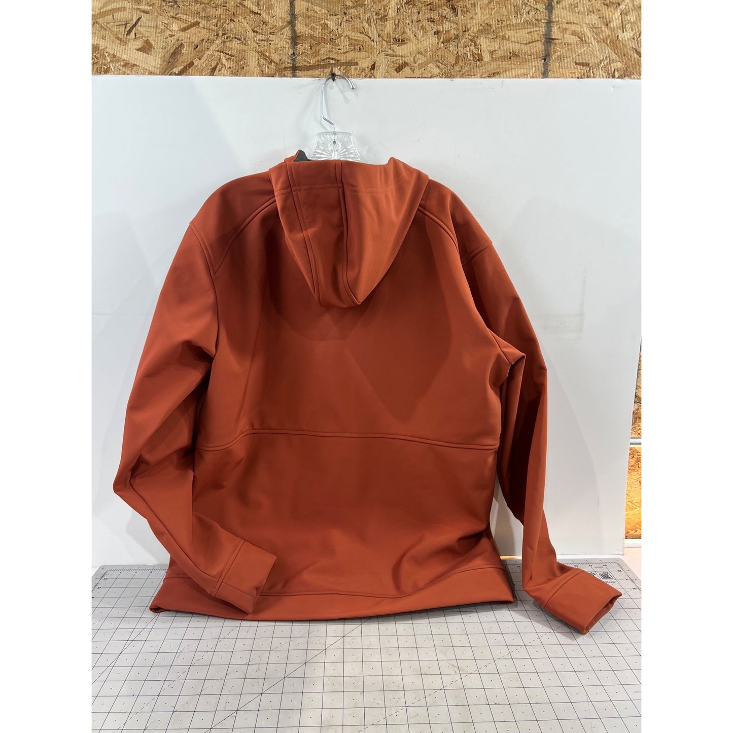 Simms Men's Rogue Hoody Size Large Clay Full-Zip Fleece-Lined Jacket