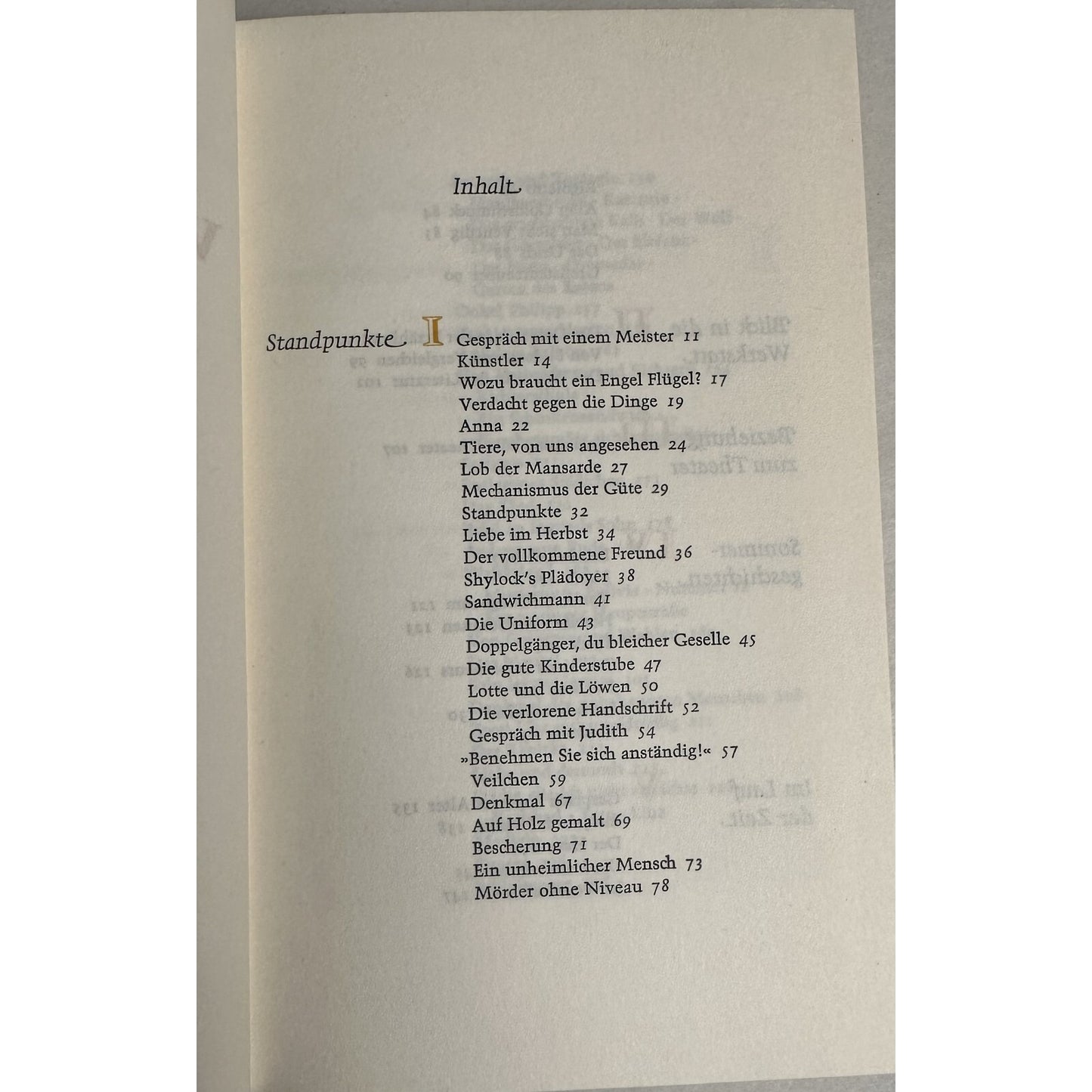 Alfred Polgar "Im Vorüberfahren" Linen Hardcover 1960 Büchergilde Gutenberg 282 Pages