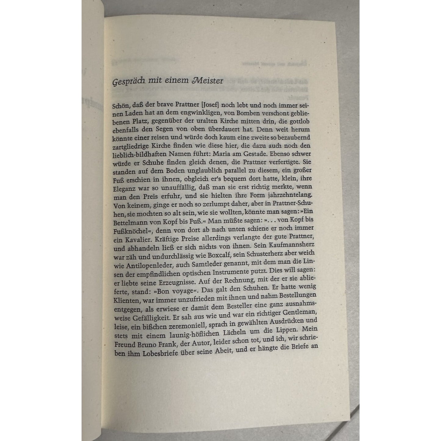 Alfred Polgar "Im Vorüberfahren" Linen Hardcover 1960 Büchergilde Gutenberg 282 Pages