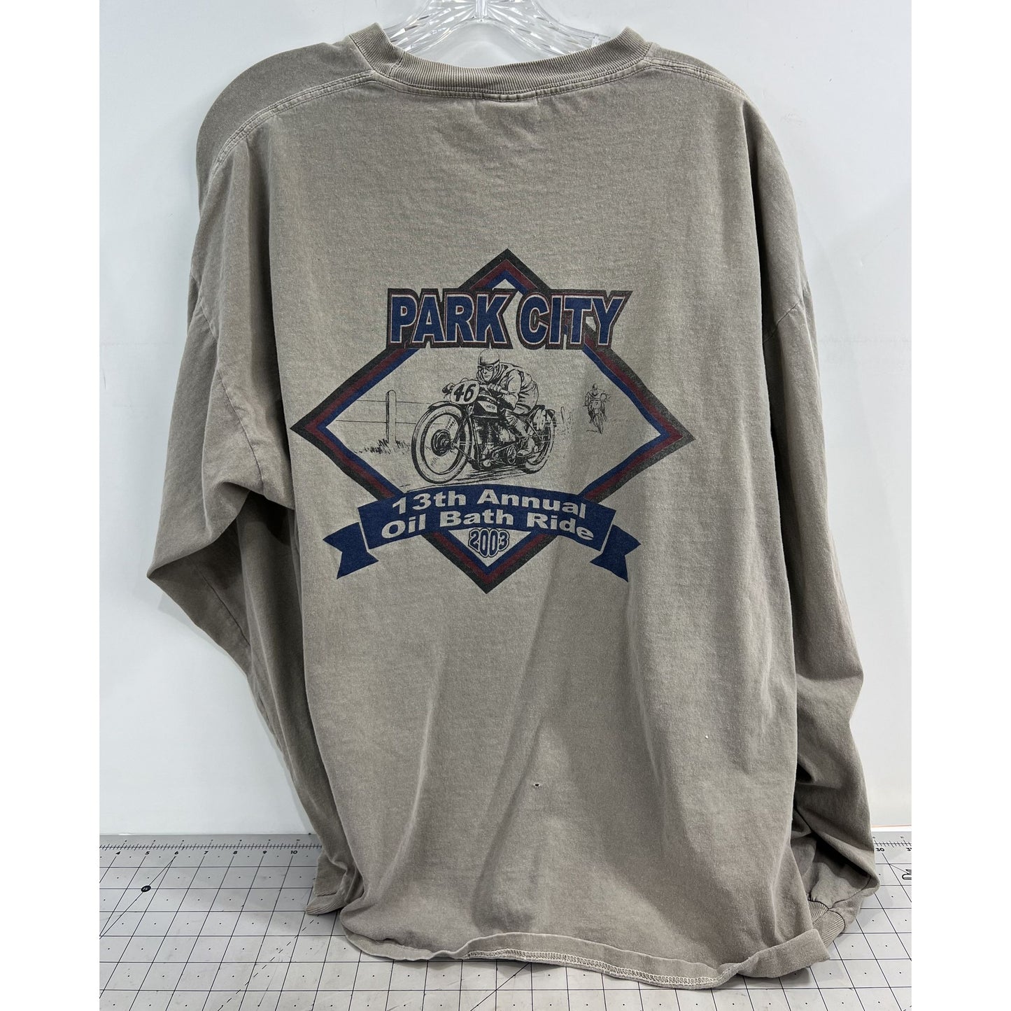 Utah British Bike Club Park City 13th Oil Bath Ride '03 Long-Sleeve T-Shirt XL