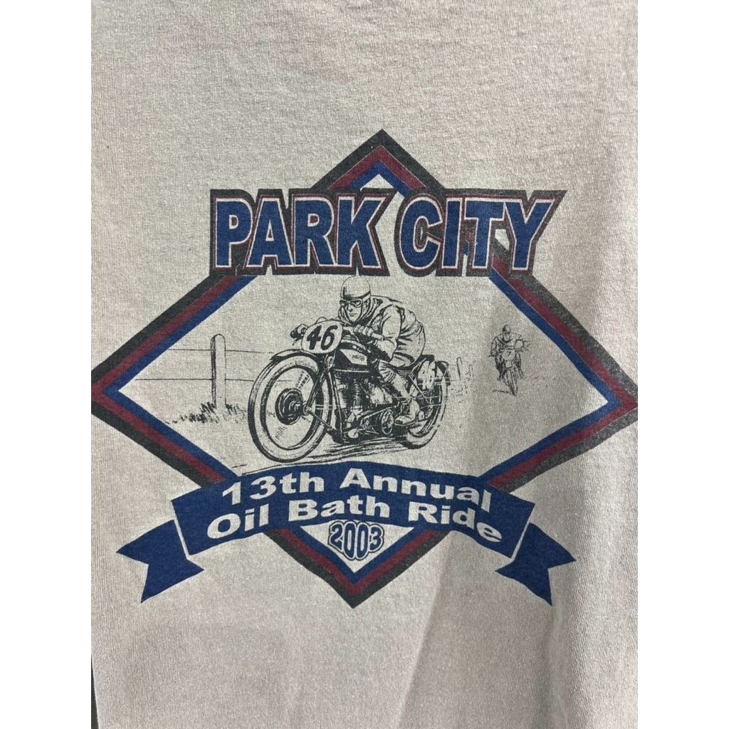Utah British Bike Club Park City 13th Oil Bath Ride '03 Long-Sleeve T-Shirt XL