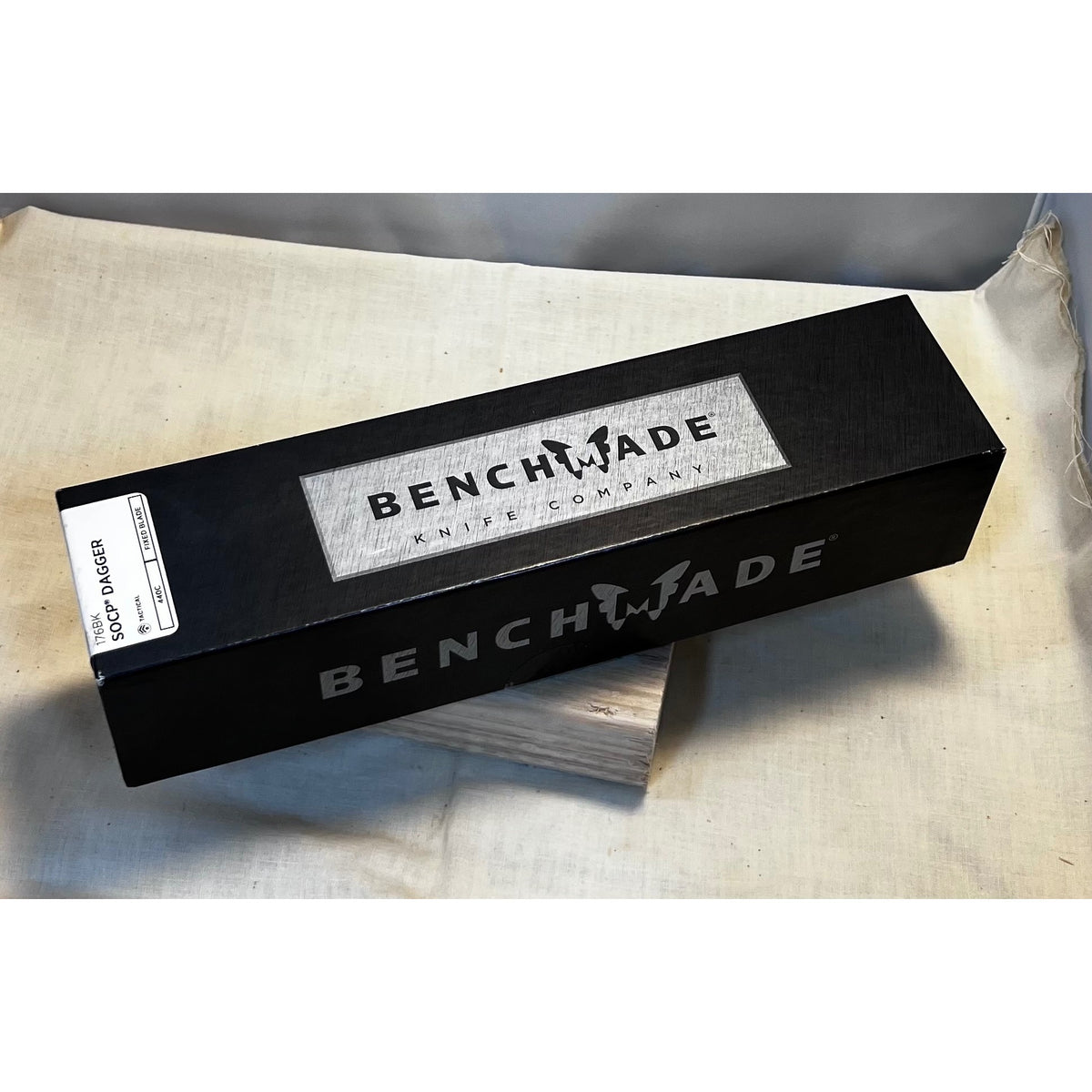 Benchmade SOCP Dagger Fixed Blade Knife, 3.22 in, 440C Black Class 176BK