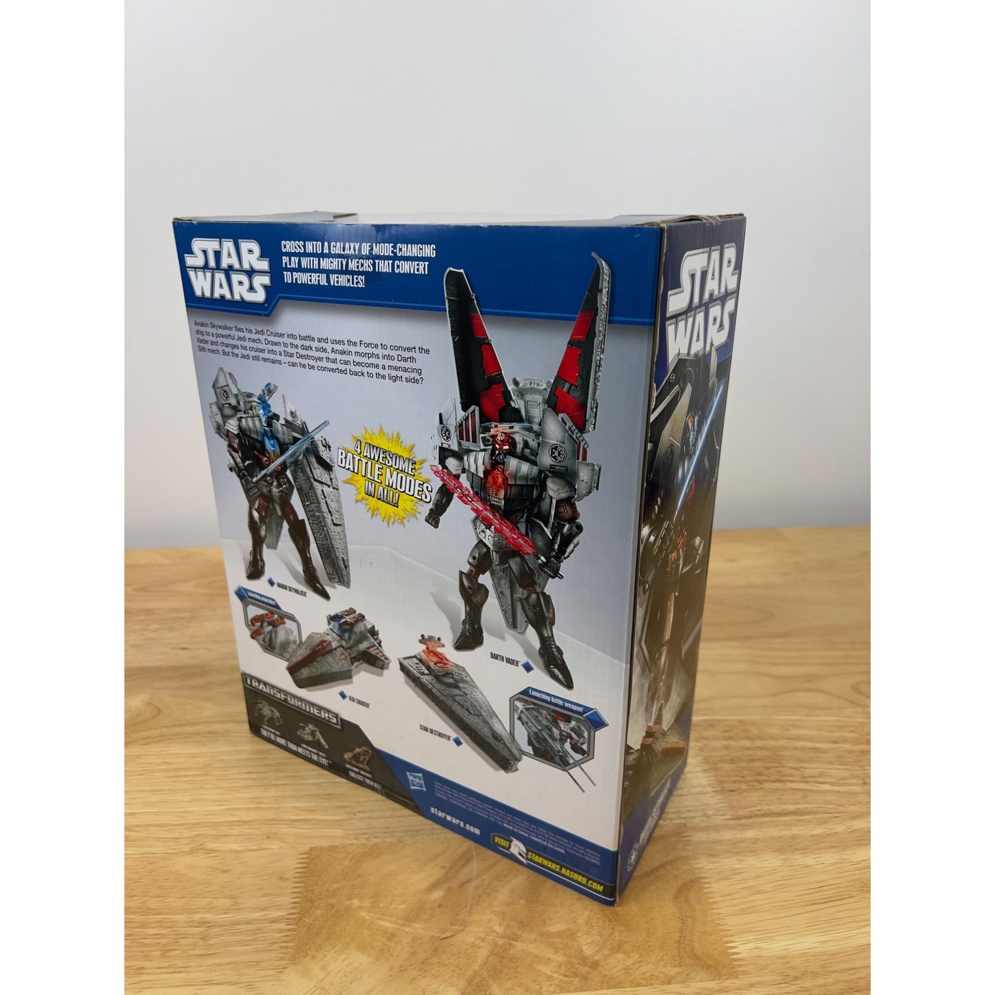 Hasbro Star Wars Transformers DARTH VADER to STAR DESTROYER New NIB