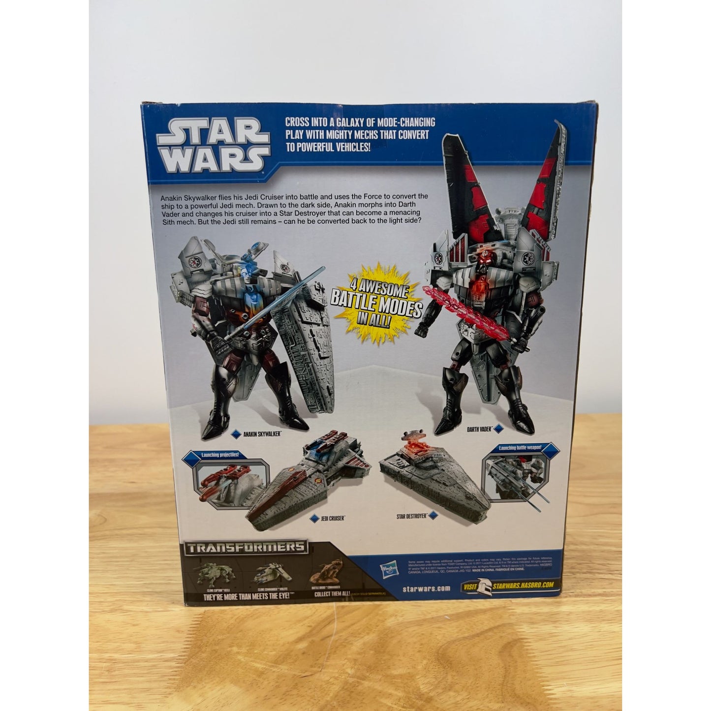 Hasbro Star Wars Transformers DARTH VADER to STAR DESTROYER New NIB