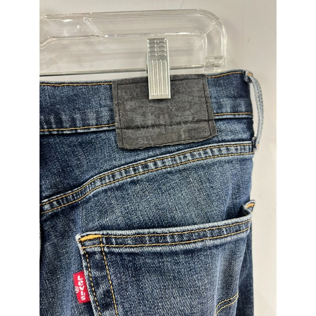 Levis Mens' 511 Slim Fit Jeans 31x30 Medium Wash Blue Denim